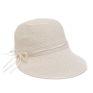 Style & Co Women's Packable Paper Framer Hat, natural